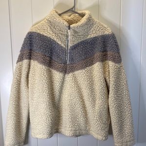 Thread & Supply soft zip up sweatshirt